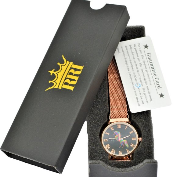 NEW Women's Unicorn Fashion Lucky Gift Amulet Watch, 6.5mm Ultra-Thin Big Face - Picture 8 of 8